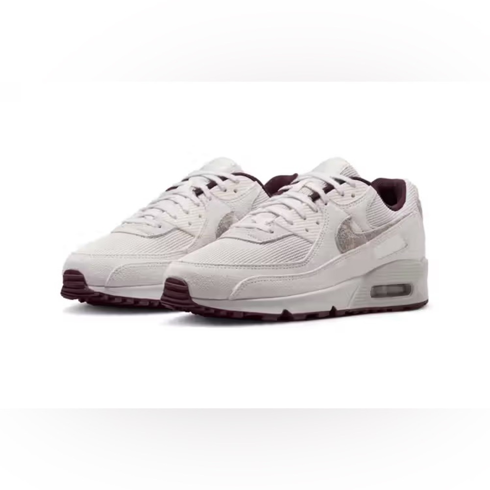 Nike Air Max 90 Premium "Phantom Burgundy Crush" HQ1712-001 Size 12 NEW